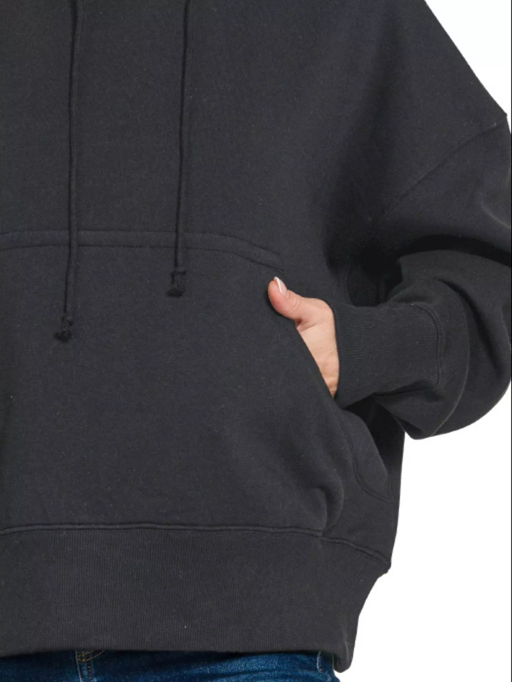 Zenana Oversized Fleece Kangaroo Pocket Hoodie - ELC Fashion